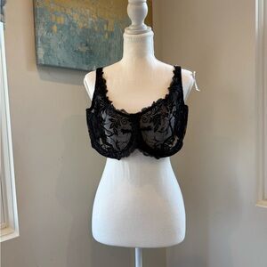 Soma Elegant Black Lace Bra size 44D